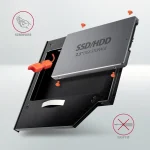 Axagon RSS-CD09 ODD - 2.5" SATA SSD/HDD Caddy 9.5 MM - Image 4