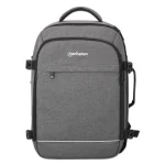 Manhattan Rome Τσάντα Πλάτης για Laptop 17.3" σε Γκρι χρώμα 440370 - Image 2