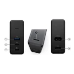 Lenovo Gan Powered X9 USB-C Docking Station με HDMI 4K PD Μαύρο 40BD0065EU - Image 3
