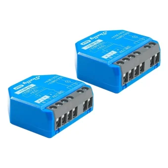 Shelly 1 Gen4 Smart Switch 1 Καναλιού Wi-Fi, Bluetooth & ZigBee 16A 2τμχ Shelly_1_Gen4_2er