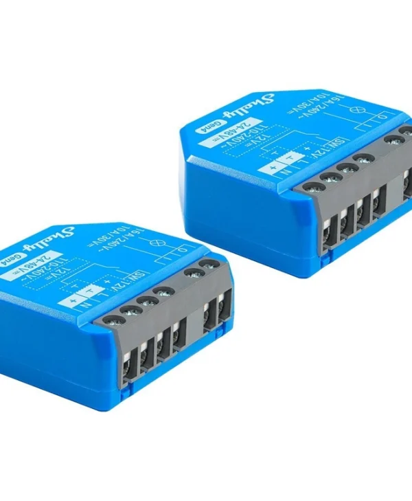 Shelly 1 Gen4 Smart Switch 1 Καναλιού Wi-Fi, Bluetooth & ZigBee 16A 2τμχ Shelly_1_Gen4_2er