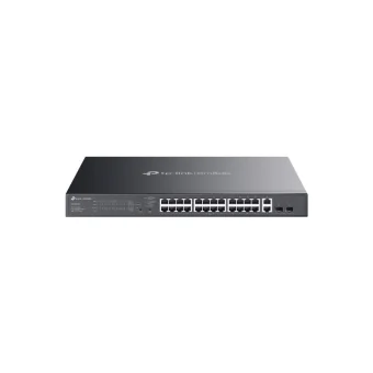 TP-LINK Omada ES228GMP v1 Managed L2 PoE+ Switch με 26 Θύρες Gigabit (1Gbps) Ethernet και 2 SFP Θύρες