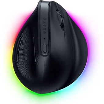Razer Pro Click V2 Vertical Ασύρματο RGB Gaming Ποντίκι 30000 DPI Μαύρο RZ01-05250100-R3G1