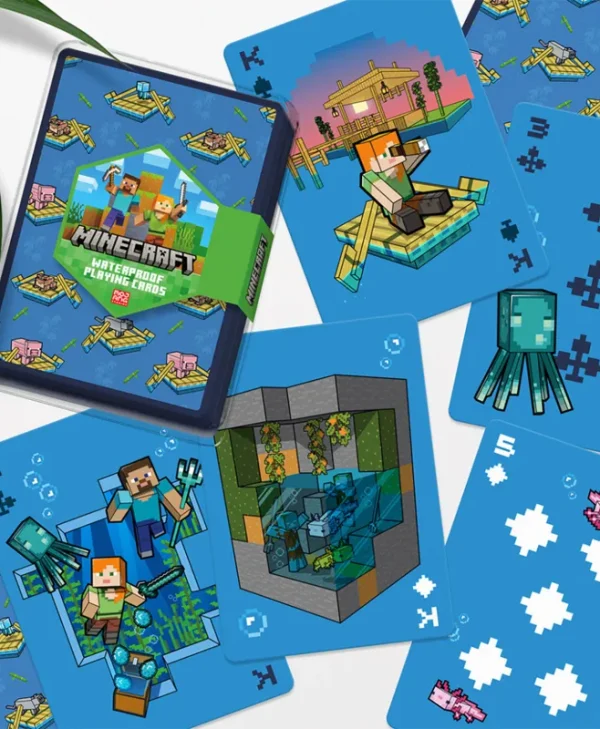 Minecraft 'waterproof' Playing Cards PP14949MCF