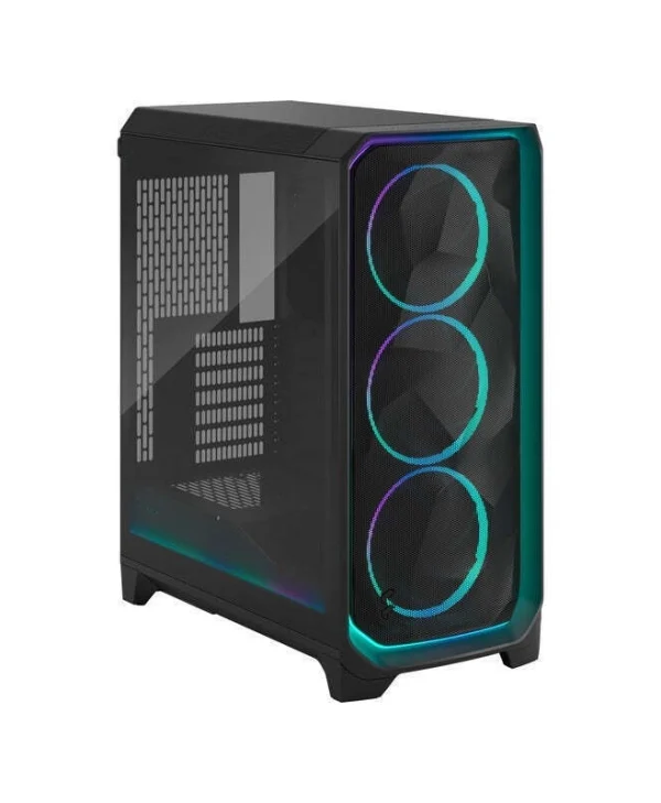 Fractal Design Meshify 3 RGB TG Light Tint Gaming Midi Tower Κουτί Υπολογιστή με Πλαϊνό Παράθυρο Μαύρο FD-C-MES3A-06