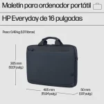 HP Everyday 16'' Laptop Briefcase 16" σε Μαύρο χρώμα A08JTAA - Image 7