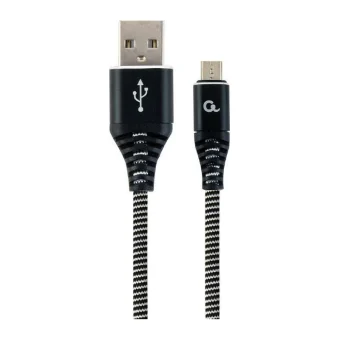 Gembird Regular USB 2.0 to micro USB Cable Μαύρο 2m (CC-USB2B-AMMBM-2M-BW)