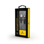 Gembird Regular USB 2.0 to micro USB Cable Μαύρο 2m (CC-USB2B-AMMBM-2M-BW) - Image 2