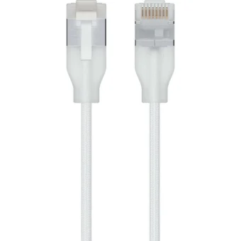 Ubiquiti U/UTP Cat.6a (Gigabit) Καλώδιο Δικτύου Ethernet 0.15m Λευκό UACC-CABLE-PATCH-EL-C6A-0.15M-W