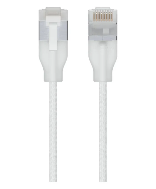 Ubiquiti U/UTP Cat.6a (Gigabit) Καλώδιο Δικτύου Ethernet 0.3m Λευκό UACC-Cable-Patch-EL-C6A-0.3M-W