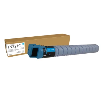 TN221C Συμβατό Toner για Laser Εκτυπωτή Konica A8K3430 21000 Σελίδων Κυανό 006R04936