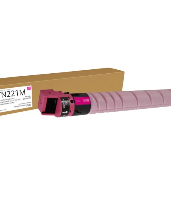 TN221M Συμβατό Toner για Laser Εκτυπωτή Konica A8K3330 21000 Σελίδων Ματζέντα 006R04937