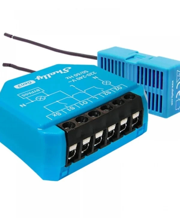 Shelly 2L Gen3 Smart Switch 2 Καναλιών Wi-Fi, Bluetooth & RF (χωρίς Ουδέτερο) Shelly_2L_Gen3