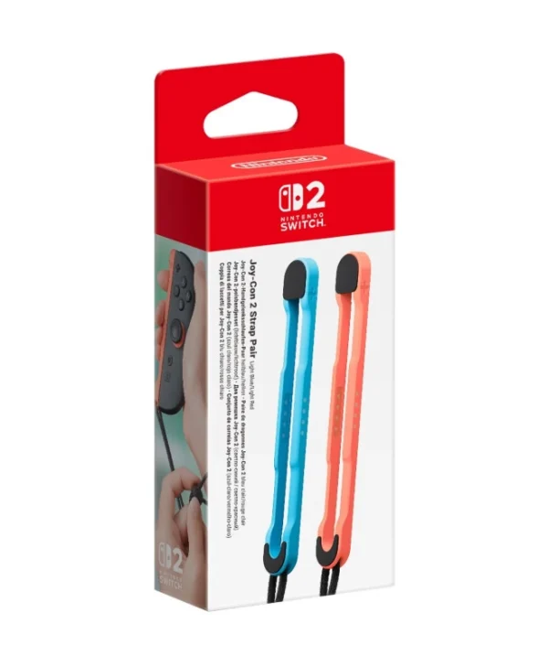 Nintendo Hand/Neck Strap Joy-Con Strap Pair για Switch 2 Blue/Light Red 10015103