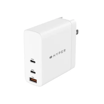 Hyper Φορτιστής Χωρίς Καλώδιο με Θύρα USB-A και 2 Θύρες USB-C 140W Λευκός (HJG140WW)