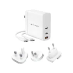 Hyper Φορτιστής Χωρίς Καλώδιο με Θύρα USB-A και 2 Θύρες USB-C 140W Λευκός (HJG140WW) - Image 2