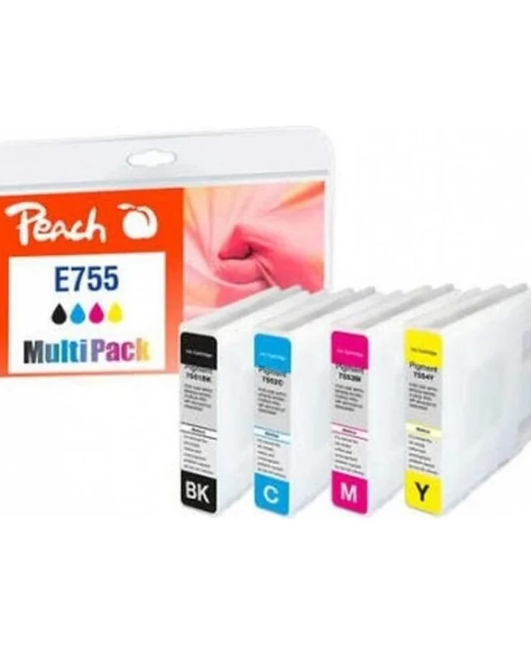 Peach Πακέτο Συμβατών Μελανιών Εκτυπωτή InkJet Epson 755XL Μαύρο 1τμχ PI200-724