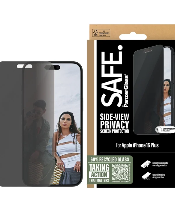 PanzerGlass Privacy Screen Protector (iPhone 15 Plus / 16 Plus) 1S02-06S