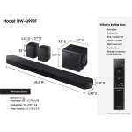 Samsung HW-Q990F Soundbar 11.1.4 Bluetooth, HDMI και Wi-Fi με Ασύρματο Subwoofer και Τηλεχειριστήριο Μαύρο HW-Q990F/EN - Image 3