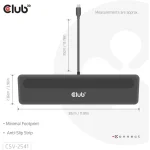 Club3D USB-C Docking Station με HDMI/DisplayPort 4K PD Ethernet και σύνδεση 3 Οθονών Μαύρο (CSV-2541) - Image 3