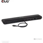 Club3D USB-C Docking Station με HDMI/DisplayPort 4K PD Ethernet και σύνδεση 3 Οθονών Μαύρο (CSV-2541) - Image 4