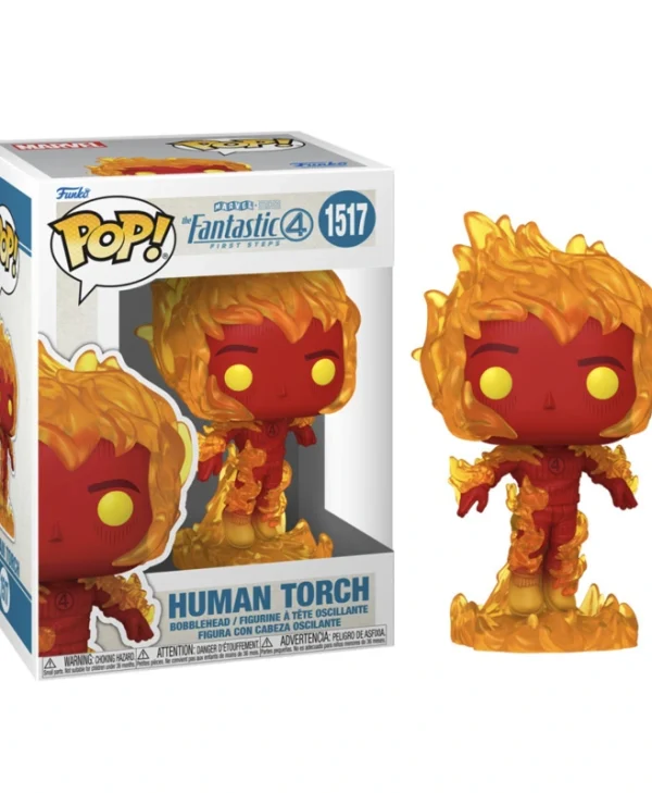 Funko Pop! Marvel: Marvel - The Fantastic Four: First Steps - Human Torch 1517 Exclusive 83586