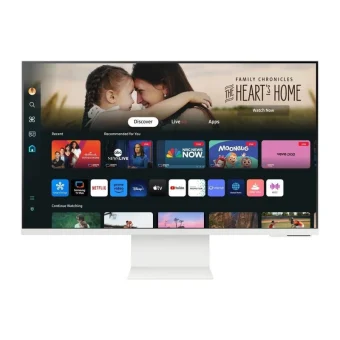 Samsung M8 M80F VA HDR Smart Monitor 32" 4K 3840x2160 με Χρόνο Απόκρισης 4ms GTG Λευκό LS32FM801UUXDU