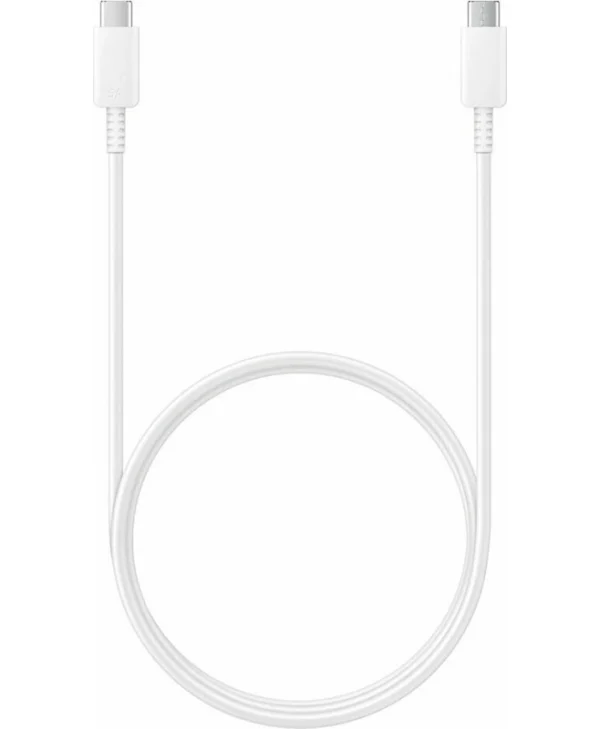 Samsung USB 2.0 Cable USB-C male - USB-C 45W Λευκό 1m EP-DN975BWEGWW