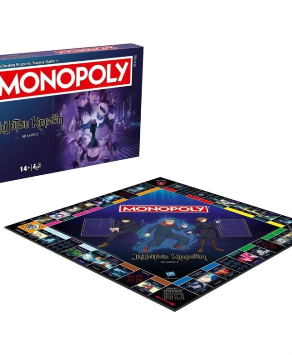 Επιτραπέζιο Παιχνίδι Monopoly - Jujutsu Kaisen για 2-6 Παίκτες 14+ Ετών (EN) Winning Moves WM04688-EN1-6