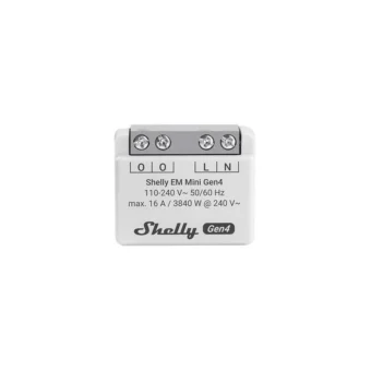 Shelly EM Mini Gen4 Smart Switch Wi-Fi, Bluetooth, ZigBee & RF 16A Shelly_EM_Mini_Gen4