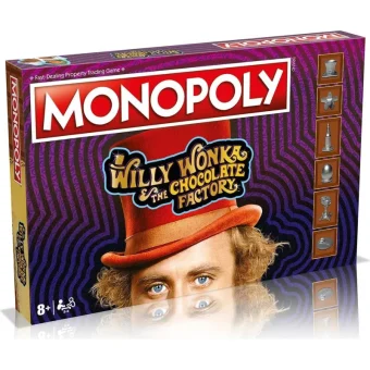 Επιτραπέζιο Παιχνίδι Monopoly: Willy Wonka and the Chocolate Factory για 2-6 Παίκτες 8+ Ετών (EN) Winning Moves WM03817-EN1-6