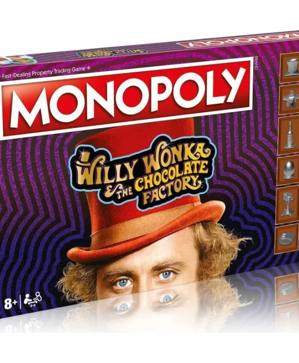 Επιτραπέζιο Παιχνίδι Monopoly: Willy Wonka and the Chocolate Factory για 2-6 Παίκτες 8+ Ετών (EN) Winning Moves WM03817-EN1-6