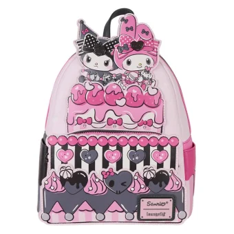 Loungefly Παιδική Τσάντα Πλάτης Ροζ 22.86x11.43x26.67εκ. Sanrio My Melody Kuromi SANBK0592