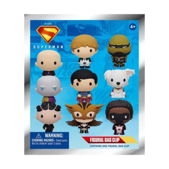 Monogram Superman Legacy 3d Foam Bag Clips Figures 45650