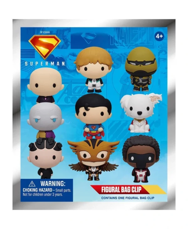 Monogram Superman Legacy 3d Foam Bag Clips Figures 45650