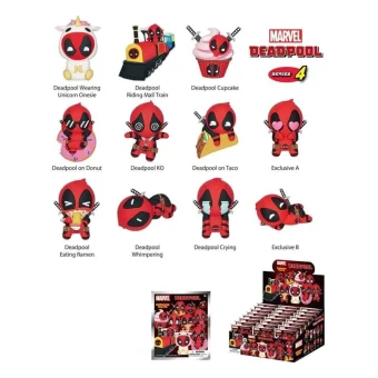 Marvel Deadpool S4 Bag Clip Μπρελόκ Τυχαίο Περιεχόμενο 68605