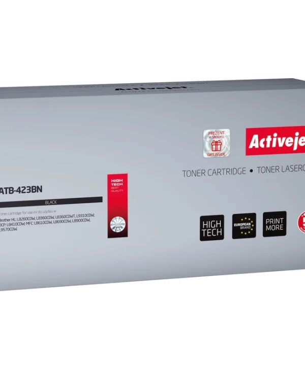 Active Jet Συμβατό Toner για Laser Εκτυπωτή Brother TN-423BK 6500 Σελίδων Μαύρο ATB-423BN