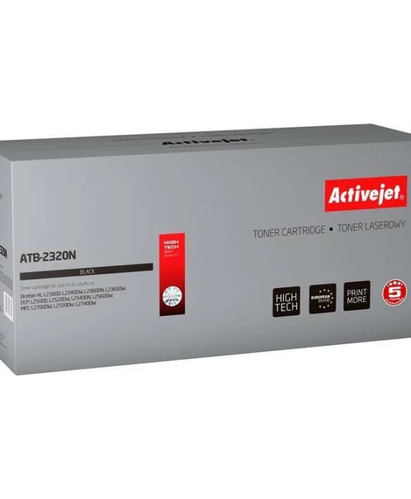 Active Jet Συμβατό Toner για Laser Εκτυπωτή Brother TN-2320BK 2600 Σελίδων Μαύρο ATB-2320N