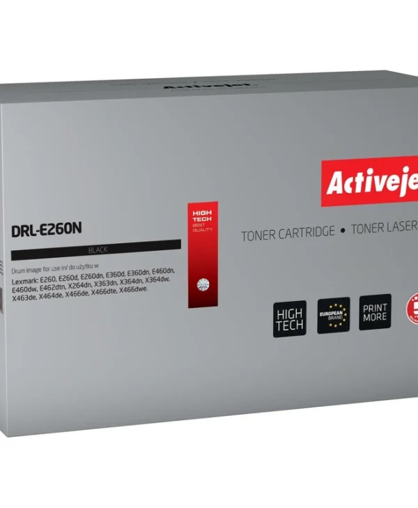 Active Jet Συμβατό Drum για Laser Εκτυπωτή Lexmark E260X22G 30000 Σελίδων Μαύρο DRL-E260N
