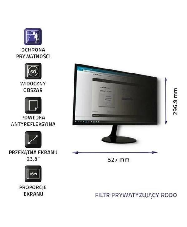 Qoltec Φίλτρο Οθόνης 51059