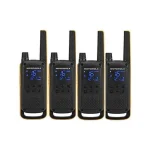 Motorola Talkabout T82 Extreme Ασύρματος Πομποδέκτης PMR 0.5W με Μονόχρωμη Οθόνη Σετ 4τμχ MOTO82Q