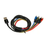 iBox Regular USB to micro USB Cable 2A Πολύχρωμο 1.2m (IKUM4W1CLR) - Image 2