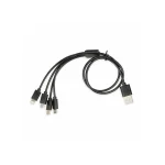iBox Regular USB to micro USB Cable 2A Πολύχρωμο 1.2m (IKUM4W1CLR) - Image 5