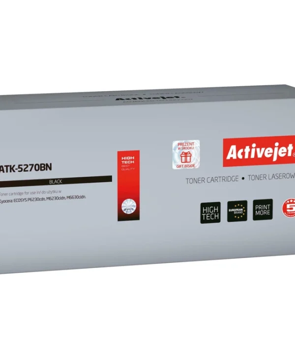 Active Jet Συμβατό Toner για Laser Εκτυπωτή Kyocera TK-5270K 8000 Σελίδων Μαύρο ATK-5270BN