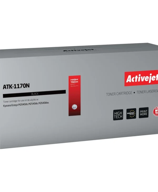 Active Jet Συμβατό Toner για Laser Εκτυπωτή Kyocera TK-1170K 7200 Σελίδων Μαύρο ATK-1170N