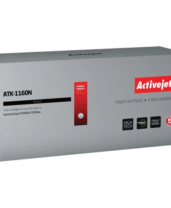 Active Jet Συμβατό Toner για Laser Εκτυπωτή Kyocera TK-1160K 7200 Σελίδων Μαύρο ATK-1160N