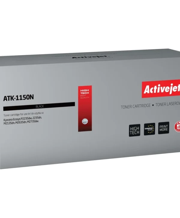 Active Jet Συμβατό Toner για Laser Εκτυπωτή Kyocera TK-1150K 3000 Σελίδων Μαύρο ATK-1150N