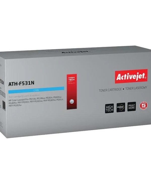 Active Jet Συμβατό Toner για Laser Εκτυπωτή HP 205A CF531A 900 Σελίδων Κυανό ATH-F531N