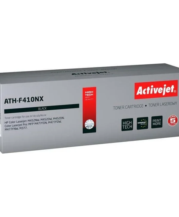 Active Jet Συμβατό Toner για Laser Εκτυπωτή HP 410X CF410X 6500 Σελίδων Μαύρο ATH-F410NX