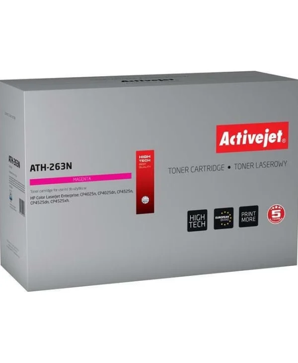 Active Jet Συμβατό Toner για Laser Εκτυπωτή HP 648A CE263A 11000 Σελίδων Ματζέντα ATH-263N